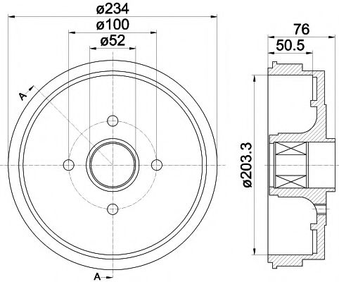 Imagine Tambur frana MINTEX MBD293