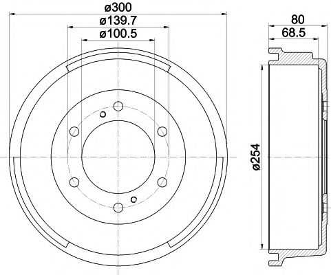 Imagine Tambur frana MINTEX MBD326