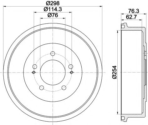 Imagine Tambur frana MINTEX MBD337