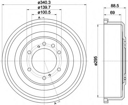 Imagine Tambur frana MINTEX MBD347