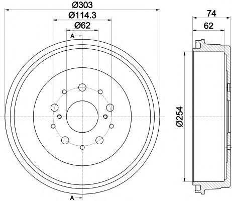 Imagine Tambur frana MINTEX MBD361