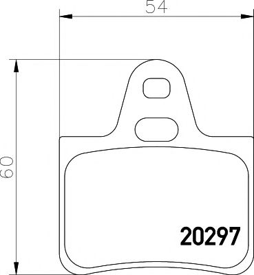 Imagine set placute frana,frana disc MINTEX MDB1077