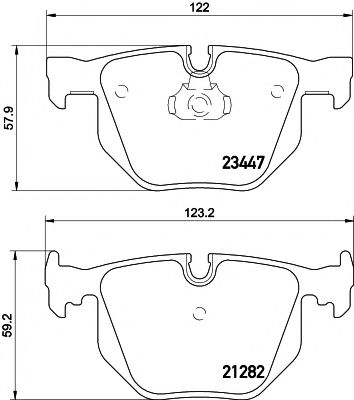 Imagine set placute frana,frana disc MINTEX MDB2569