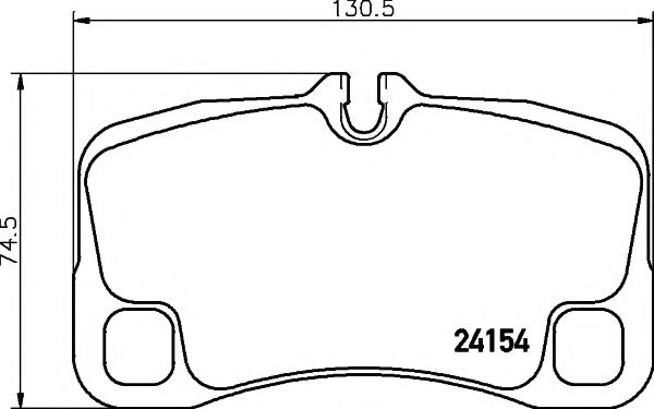 Imagine set placute frana,frana disc MINTEX MDB2937