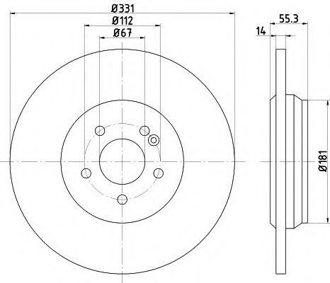 Imagine Disc frana MINTEX MDC1544