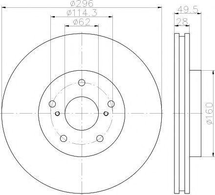 Imagine Disc frana MINTEX MDC2086