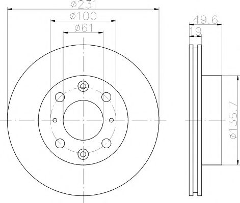 Imagine Disc frana MINTEX MDC345