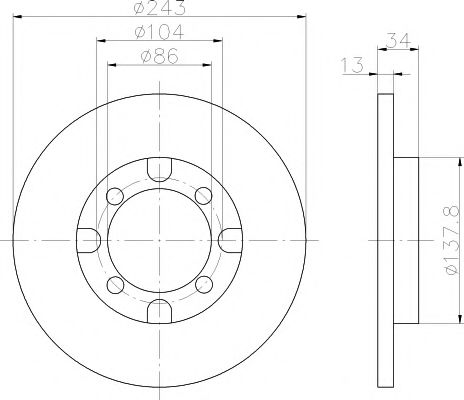 Imagine Disc frana MINTEX MDC387