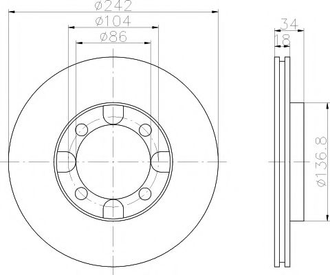 Imagine Disc frana MINTEX MDC587