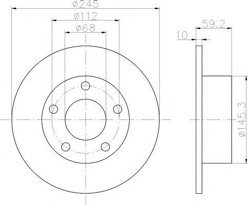 Imagine Disc frana MINTEX MDC654