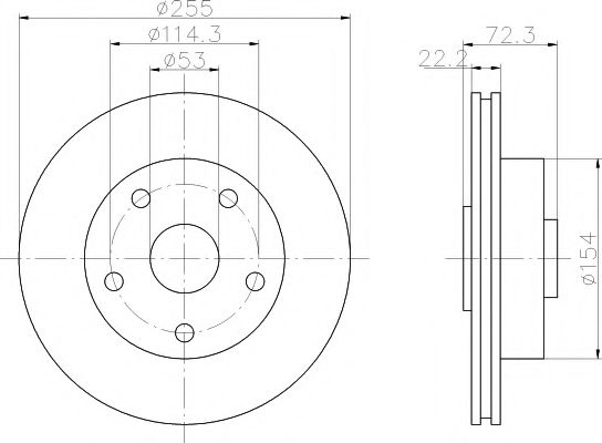 Imagine Disc frana MINTEX MDC668