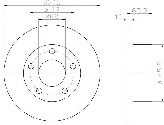 Imagine Disc frana MINTEX MDC828