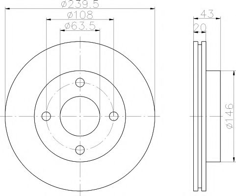 Imagine Set frana, frana disc MINTEX MDK0004