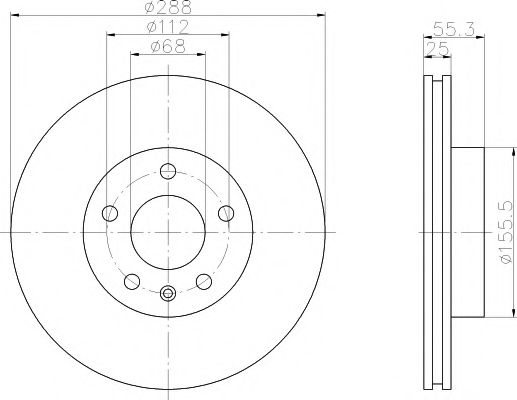 Imagine Set frana, frana disc MINTEX MDK0069