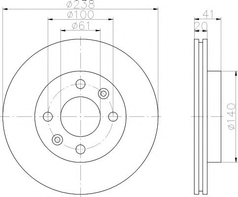 Imagine Set frana, frana disc MINTEX MDK0083