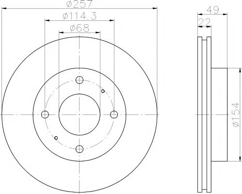 Imagine Set frana, frana disc MINTEX MDK0114