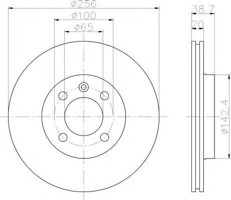 Imagine Set frana, frana disc MINTEX MDK0116