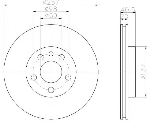 Imagine Set frana, frana disc MINTEX MDK0126