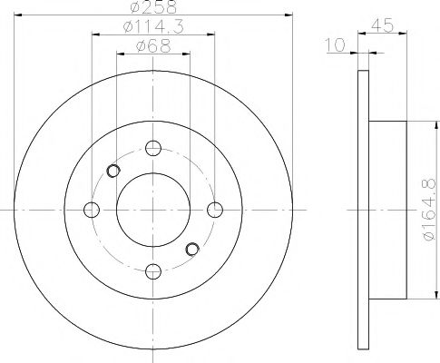 Imagine Set frana, frana disc MINTEX MDK0144