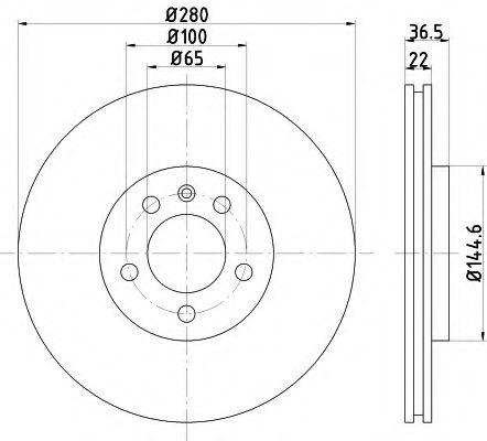 Imagine Set frana, frana disc MINTEX MDK0151