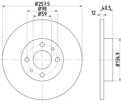 Imagine Set frana, frana disc MINTEX MDK0170