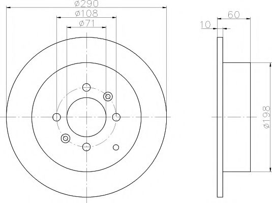 Imagine Set frana, frana disc MINTEX MDK0173