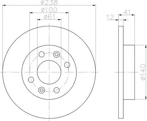 Imagine Set frana, frana disc MINTEX MDK0175