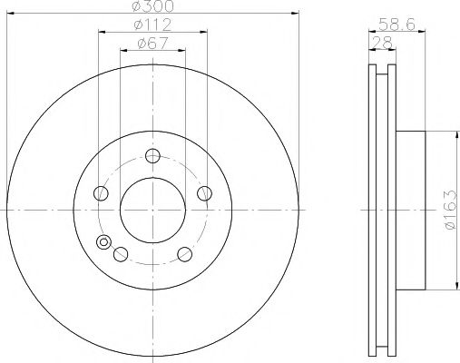 Imagine Set frana, frana disc MINTEX MDK0245