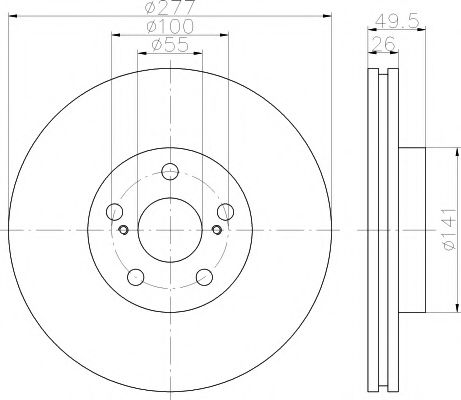 Imagine Set frana, frana disc MINTEX MDK0248