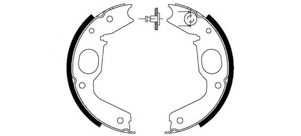 Imagine Set saboti frana, frana de mana MINTEX MFR489