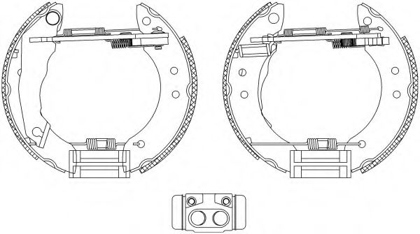 Imagine Set saboti frana MINTEX MSP056