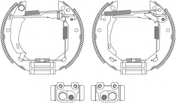 Imagine Set saboti frana MINTEX MSP073