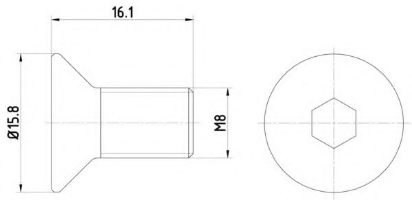 Imagine Surub, disc frana MINTEX TPM0006