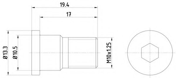 Imagine Surub, disc frana MINTEX TPM0007