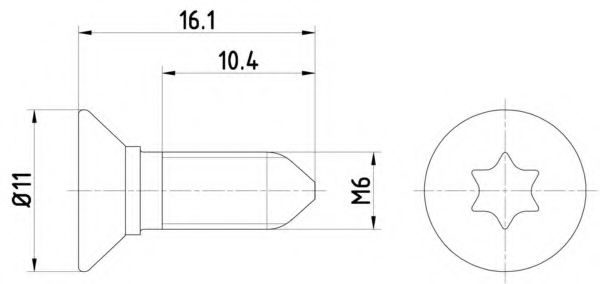 Imagine Surub, disc frana MINTEX TPM0008