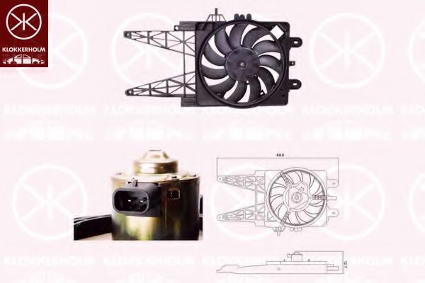 Imagine Ventilator, radiator KLOKKERHOLM 2023307523