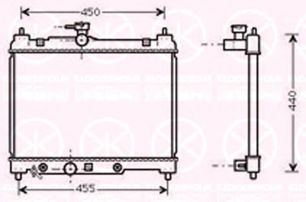 Imagine Radiator, racire motor KLOKKERHOLM 8109302287