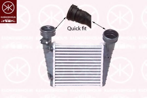 Imagine Intercooler, compresor KLOKKERHOLM 9539304216