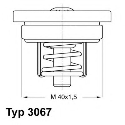 Imagine termostat,lichid racire WAHLER 3067.83