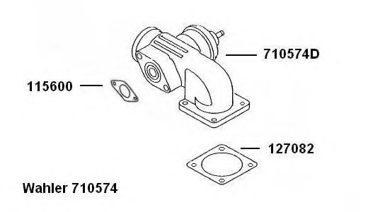 Imagine Supapa EGR WAHLER 710574D