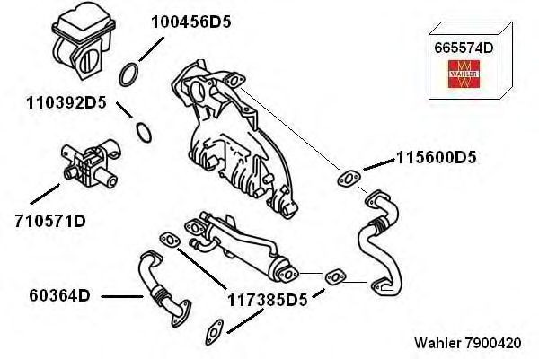 Imagine Recirculare gaze evacuare WAHLER 7900420