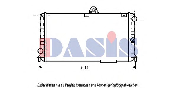 Imagine Radiator, racire motor AKS DASIS 010140N