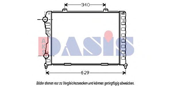 Imagine Radiator, racire motor AKS DASIS 011070N