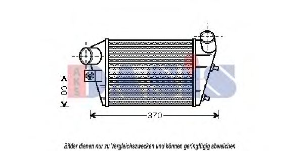 Imagine Intercooler, compresor AKS DASIS 017001N