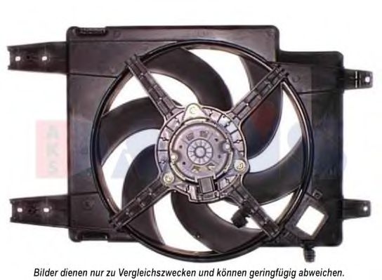 Imagine Ventilator, radiator AKS DASIS 018009N