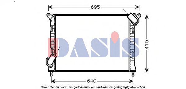 Imagine Radiator, racire motor AKS DASIS 020014N