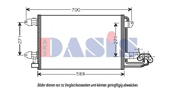 Imagine Condensator, climatizare AKS DASIS 042013N