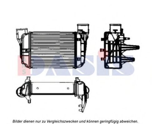 Imagine Intercooler, compresor AKS DASIS 047027N