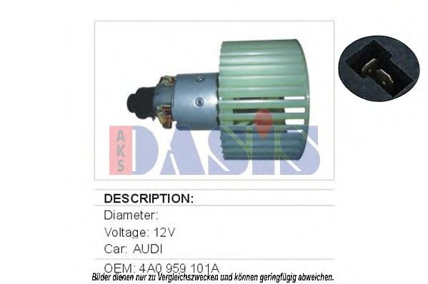 Imagine Ventilator, habitaclu AKS DASIS 048022N