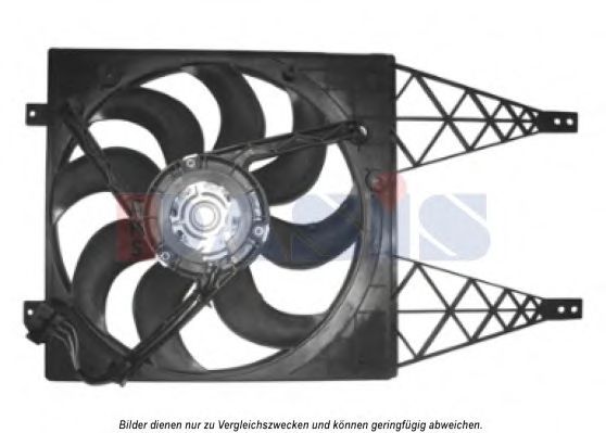 Imagine Ventilator, radiator AKS DASIS 048112N